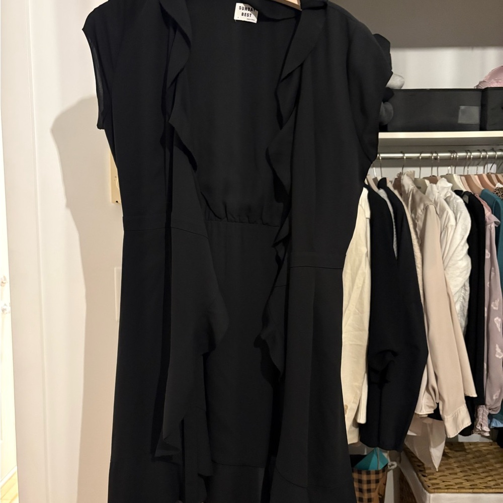 Aritzia Black Mini Dress